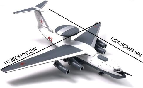 E-3 Sentry 1/200 مقياس دييكاست مجموعة نموذج طائرة معدنية مع حامل نموذج Aircaft العسكري لمجموعة عرض الكبار أو هدية in Saudi Arabia