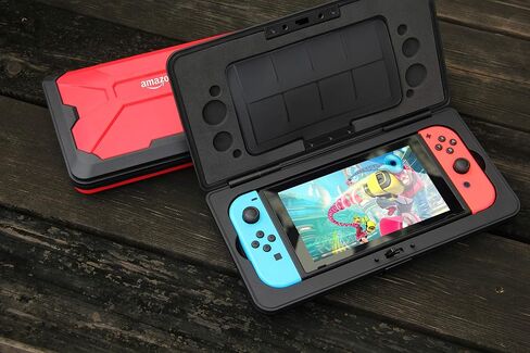 Amazon Basics Vault Case for Nintendo Switch, 10.5 x 5.4 x 1.8 inches, Black (Not compatible with Nintendo Switch OLED model) in Saudi Arabia