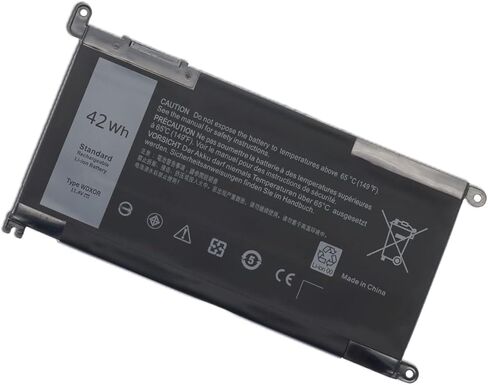 WDX0R WDXOR بطارية كمبيوتر محمول لديل 13 15 5000 7000 سلسلة 5567 7579 5578 5570 5568 7569 5579 5565 7573 13 7378 5378 7368 5379 5368 7375 17 5767 P69G Y3F7 Y 3CRH3 T2JX4 [ 11.4 فولت 42 وات] in Kuwait