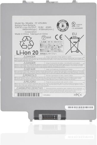 FZ-VZSU84U بطارية كمبيوتر محمول جديدة لباناسونيك Toughpad FZ-G1 MK1 MK2 MK3 MK4 MK5 Series FZ-G1AABDXER FZ-VZSU84A2K FZ-VZSU84A2R FZ-VZSU84A2U FZ-VZSU84AK FZ-VZSU84AR FZ-VZSU84A (10.8 فولت 45 وات) in Saudi Arabia