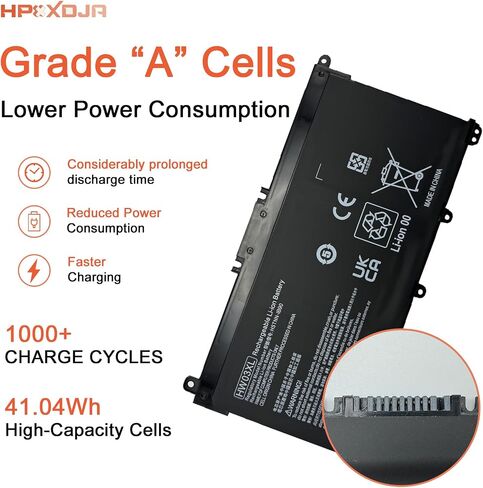 HW03XL استبدال بطارية الكمبيوتر المحمول HP Pavilion 15-EG 15-EH 15-EG00000 15-EH0090WM DF15 15T-EG 15Z-EH 17-CN 17-CP 17S-CU 17T-CN 17Z-CP Series L97300-005 HSTNN-IB90 L96887- 421 تي بي إن-C131 in Saudi Arabia
