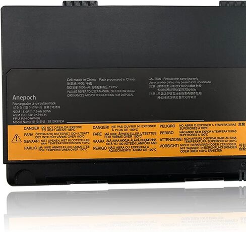 SB10K97634 01AV495 77+ استبدال بطارية الكمبيوتر المحمول لينوفو ثينك باد P50 P51 P52 Series SB10H45077 SB10H45078 00NY493 00NY492 L17L6P51 L17M6P51 01AV496 01AV477 77++ 11.4V 90Wh 7900mAh in Kuwait