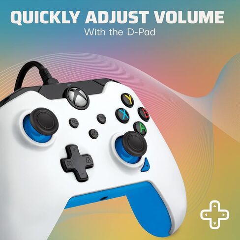 PDP Wired Game Controller - Xbox Series X|S, Xbox One, PC/Laptop Windows 10, Steam Gaming Controller - USB - Advanced Audio Controls - Dual Vibration Videogame Gamepad - Raven Black in Saudi Arabia