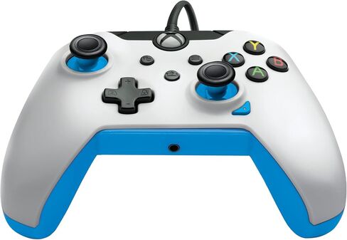 PDP Wired Game Controller - Xbox Series X|S, Xbox One, PC/Laptop Windows 10, Steam Gaming Controller - USB - Advanced Audio Controls - Dual Vibration Videogame Gamepad - Raven Black in Saudi Arabia