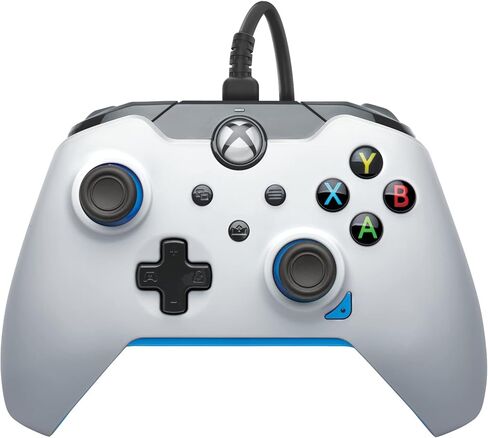 PDP Wired Game Controller - Xbox Series X|S, Xbox One, PC/Laptop Windows 10, Steam Gaming Controller - USB - Advanced Audio Controls - Dual Vibration Videogame Gamepad - Raven Black in Saudi Arabia