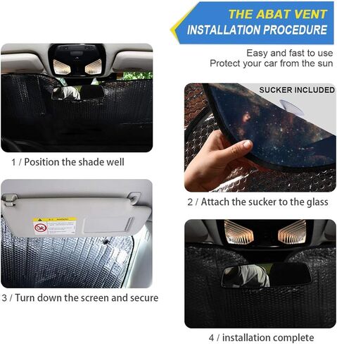 اكتمال القمر البحر ليلة سحابة أضواء السيارة الزجاج الأمامي الشمس الظل رومانسية المحيط الخلابة بانوراما ظلة عاكسة للأشعة فوق البنفسجية حامي إبقاء بارد قناع غطاء قابل للطي قابل للسحب لسيارة شاحنة سيارات الدفع الرباعي in Kuwait