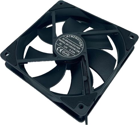 مراوح الكمبيوتر بسرعة 2700 دورة في الدقيقة - مروحة تبريد PWM ذات 4 دبابيس، مروحة حافظة عالية الأداء، 120 مم لسطح المكتب، أسود in Kuwait