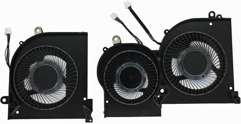 Replacement CPU+GPU New Cooling Fan for MSI GS65 GS65VR P65 MS-16Q4 (Not fit for MS-16Q2 Version) BS5005HS-U3I BS5005HS-U3J DC5V 0.5A （Please Confirm The GPU Fan Picture Before Purchasing） in Saudi Arabia