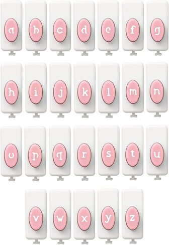 لوحة ثقب الحروف الأبجدية من We R Memory Keepers، حافظة صغيرة، سهلة الاستخدام، إنشاء مشاريع حرفية مخصصة DIY، لافتات، لافتات، بطاقات، سجل القصاصات، يوميات، صناعة الطباعة، والمزيد in Saudi Arabia