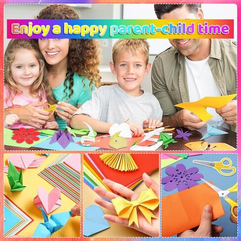 ورق أوريغامي، مجموعة ورق أوريغامي بلون وردي، ورق قابل للطي للمبتدئين، 200 ورقة مربعة مقاس 6 × 6 في ورق تزيين ورق أوريغامي مصنوعات يدوية فنية يدوية in Kuwait