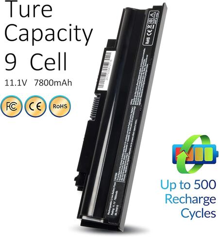 بطارية كمبيوتر محمول جديدة 9 خلايا لجهاز Dell Inspiron 3420 3520 13R 14R 15R N4010 N4110 N5010 N5110 N7010 N7110 M501 M503 Series، P/N J1knd 4t7jn-[7800MAH/11.1V] in Kuwait