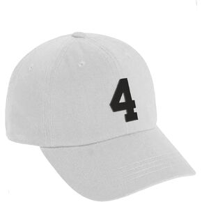 Daxton Custom Black Team Number Low Profile Adjustable Baseball Dad Hat Cap in Kuwait