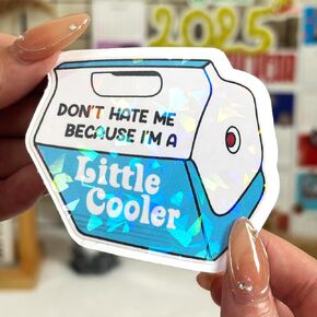 3 قطع لا تكرهني لأنني أروع قليلاً، لا تكرهني لأنني أروع قليلاً، أنا أروع قليلاً، ملصقات مضحكة صغيرة رائعة لأجهزة الكمبيوتر المحمول وزجاجة الهاتف وخوذة السيارة 3 × 3 بوصة (L1) in Kuwait