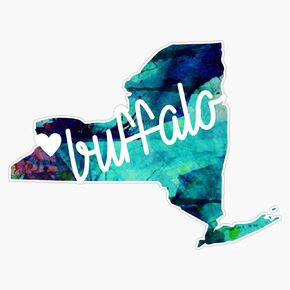 بوفالو فينيل شارات الجدار المحمول ملصق المصد 5 " in Kuwait