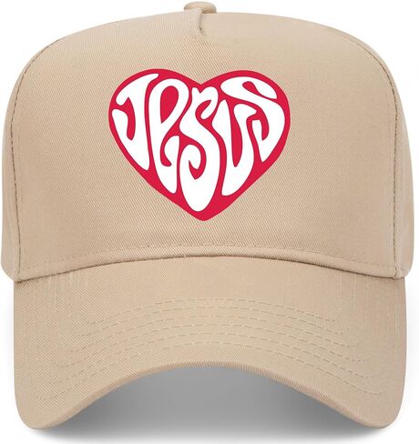 Jesus Heart Vintage Trucker Hat | Premium Snapback Baseball Hat for Men & Women in Saudi Arabia