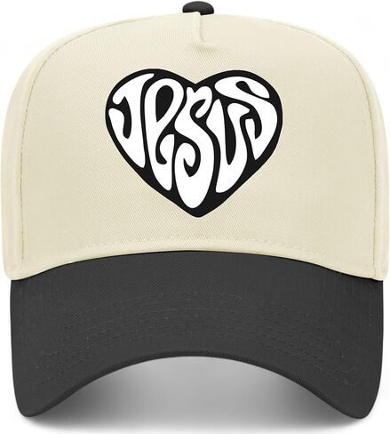 Jesus Heart Vintage Trucker Hat | Premium Snapback Baseball Hat for Men & Women in Saudi Arabia