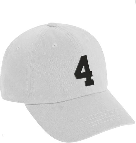Daxton Custom Black Team Number Low Low Profile Bealupable Dad Dad Cap in Saudi Arabia
