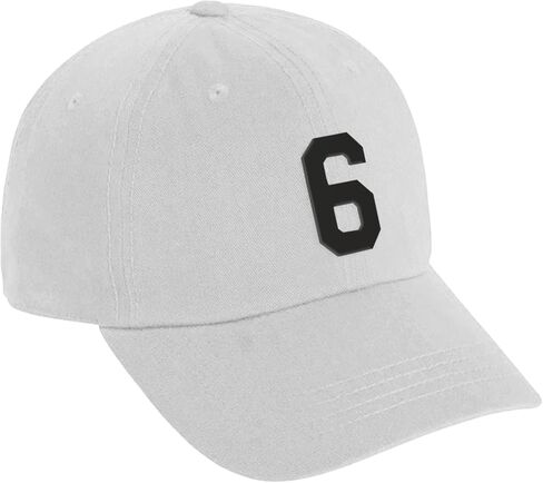 Daxton Custom Black Team Number Low Profile Adjustable Baseball Dad Hat Cap in Kuwait