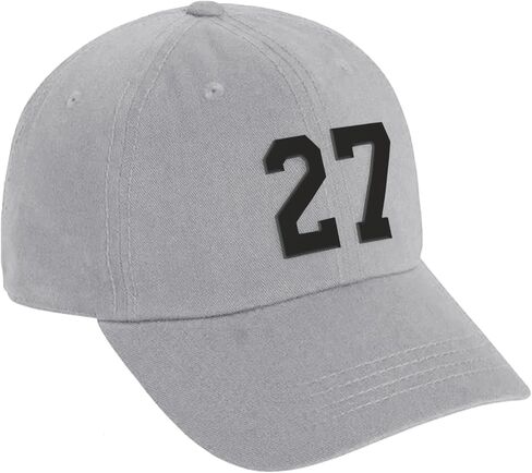 Daxton Custom Black Team Number Low Profile Adjustable Baseball Dad Hat Cap in Kuwait