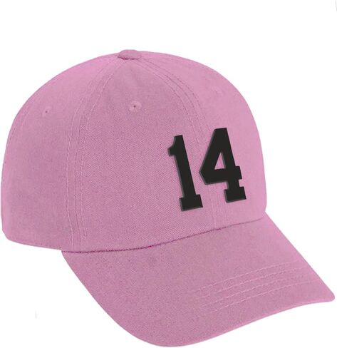 Daxton Custom Black Team Number Low Profile Adjustable Baseball Dad Hat Cap in Kuwait