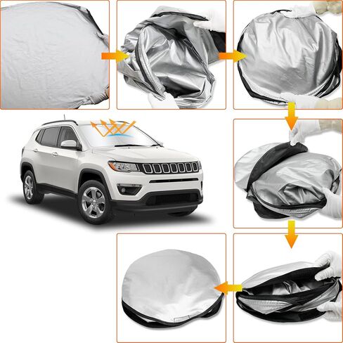 D-Lumina الزجاج الأمامي الظل أشعة الشمس لعام 2017-2023 JE-EP Compass in Saudi Arabia