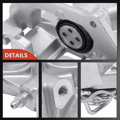 A-Premium Disc Brake Caliper Assembly with Bracket Compatible with Mini Cooper 2003 2004 2005 2006 2008 - Rear Left Driver, Replace# 34216763729 in Saudi Arabia