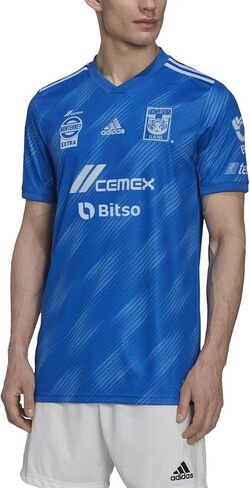 Adidas Men's Tigres Uanl 22/23 بعيدًا عن الأكمام القصيرة ، الأزرق in Saudi Arabia