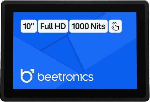 15 بوصة شاشة تعمل باللمس 15 بوصة | Full HD 1080p | IP65 مقاوم للماء ومقاوم الغبار | عرض أشعة الشمس الصناعية قابلة للقراءة في الهواء الطلق للكمبيوتر الشخصي ، Mac ، Linux | 15HB9M in Kuwait