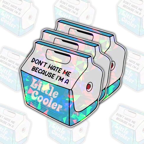 3 قطع لا تكرهني لأنني أروع قليلاً، لا تكرهني لأنني أروع قليلاً، أنا أروع قليلاً، ملصقات مضحكة صغيرة رائعة لأجهزة الكمبيوتر المحمول وزجاجة الهاتف وخوذة السيارة 3 × 3 بوصة (L1) in Kuwait