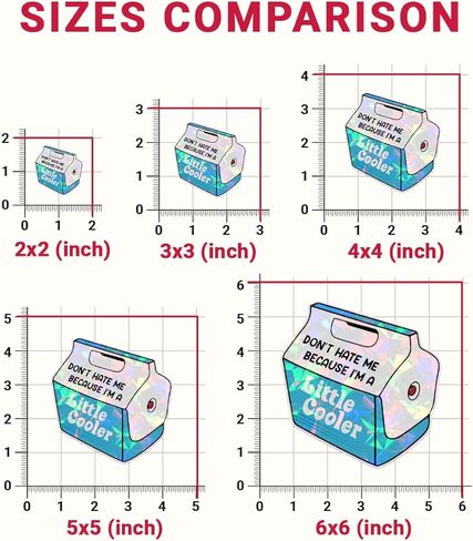 3 قطع لا تكرهني لأنني أروع قليلاً، لا تكرهني لأنني أروع قليلاً، أنا أروع قليلاً، ملصقات مضحكة صغيرة رائعة لأجهزة الكمبيوتر المحمول وزجاجة الهاتف وخوذة السيارة 3 × 3 بوصة (L1) in Kuwait