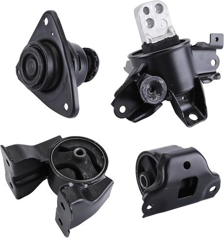 4PCS محرك محرك MOTUL و TRAND MOUNT لـ HYUNDAI ELANTRA 2.0L 2007 2008 2008 2010 الأمامية الأمامية اليمنى يمين محرك المحرك MOUNT MOUN in Saudi Arabia