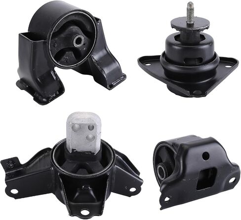 4PCS محرك محرك MOTUL و TRAND MOUNT لـ HYUNDAI ELANTRA 2.0L 2007 2008 2008 2010 الأمامية الأمامية اليمنى يمين محرك المحرك MOUNT MOUN in Saudi Arabia