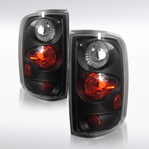 Autozensation Compatible with 2004-2008 Ford F-150 Styleside, Left + Right Pair Assembly, Smoke Lens Tail Lights in Saudi Arabia