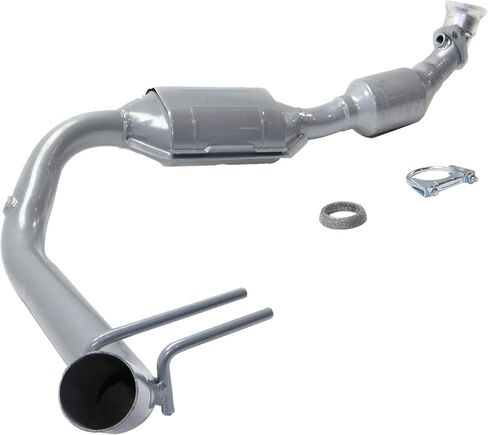 Garage-Pro الأمامي اليسرى واليمين 2-PC استبدال مجموعة المحول الحفاز المباشر من أجل Ford F-150 ، F-250 1997-1999 ، Expedition 1997-2000 5.4L ENG VIN: L ، 4WD 46 State Legal in Saudi Arabia