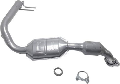 Garage-Pro الأمامي اليسرى واليمين 2-PC استبدال مجموعة المحول الحفاز المباشر من أجل Ford F-150 ، F-250 1997-1999 ، Expedition 1997-2000 5.4L ENG VIN: L ، 4WD 46 State Legal in Saudi Arabia