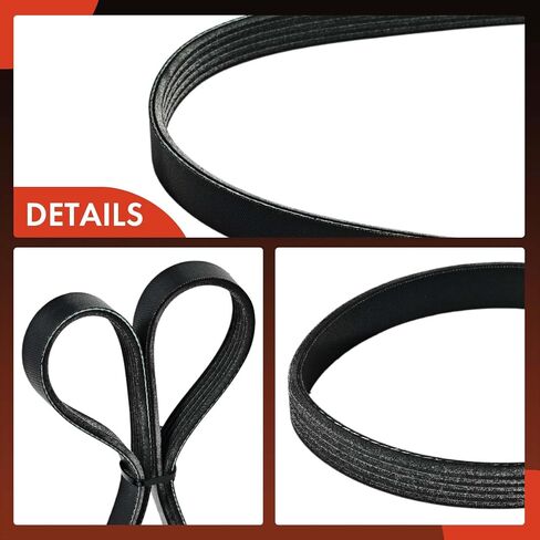 A-Premium Engine Serpentine Drive Belt Compatible with Nissan Quest 1999-2002 & Volvo C30 2007-2013, C70 2006-2013, S40 2004-2011, V50 2005-2011, 2.4L 2.5L in Saudi Arabia