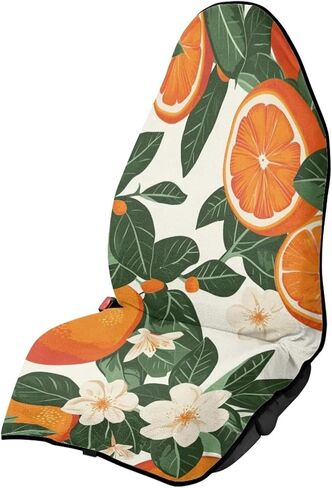 Modysero Universal Waterproof Towel Seat Cover for Car Orange Seat Towel After Gym Workout Swimming Running Soft Breathable Washable Automotive Front Seat in Kuwait