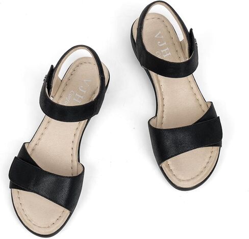 VJH Confort WIDGE WIDGE Sandals LOW HOLE CHEEL HOOP-ALD-LOOP OPEN OPEN OPEN in Kuwait
