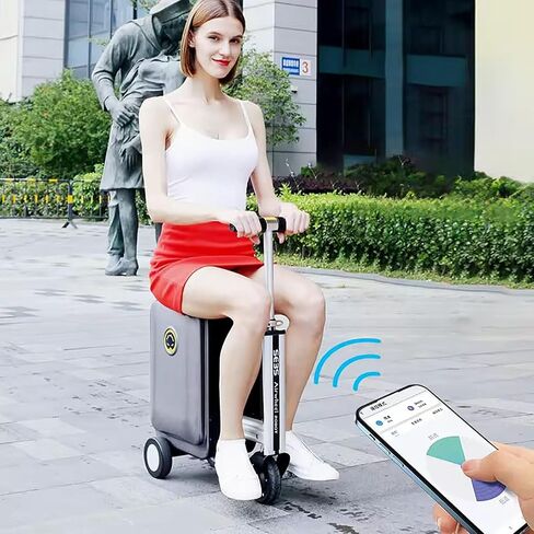 SE3S / SE3Minit Electric Luggage Flugible Associal Universal ، بطارية 73.26WH قابلة للإزالة ، 13 كم / ساعة in Saudi Arabia