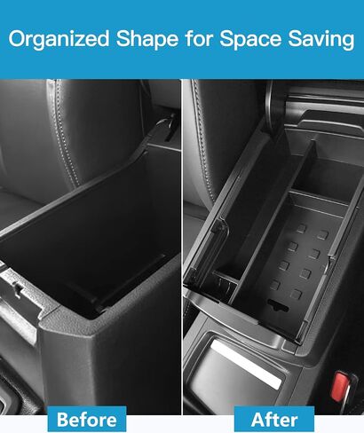 Lujuntec Center Center Console Tranizer Tray متوافق مع 2012-2017 لـ Toyota for Camry in Saudi Arabia