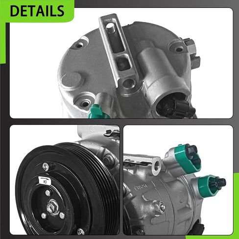 CO29193C A/C Air Conditioner AC Compressor W/Clutch Fits Hyundai Elantra/Elantra Coupe/Elantra GT 2014-2020 Kia Forte/Forte Koup/Forte5/Soul 2014-2019 in Saudi Arabia