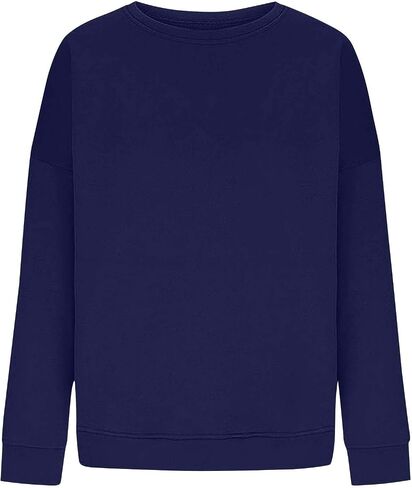 Oversized Sweatshirt for Women Crewneck Long Sleeve Pullover Hoodies Casual Fleece Sweaters Tops Fall Fashion 2025 in Saudi Arabia