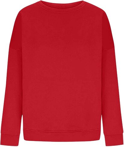 Oversized Sweatshirt for Women Crewneck Long Sleeve Pullover Hoodies Casual Fleece Sweaters Tops Fall Fashion 2025 in Saudi Arabia