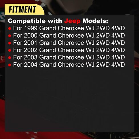 3 "Front 3" مجموعة فاصل زنبرك الرفع الخلفي متوافق مع Jeep Grand Cherokee WJ 1999-2004 2WD 4WD in Saudi Arabia