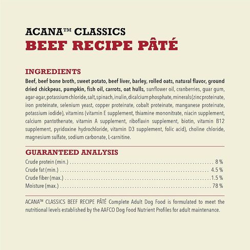 ACANA™ Classics Chicken Recipe Pâté Wet Dog Food (case of 12) in Kuwait