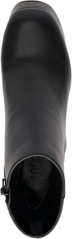INC Womens Alize Vaux Leather Szipper Booties Black 6.5 Medium (B ، M) in Saudi Arabia