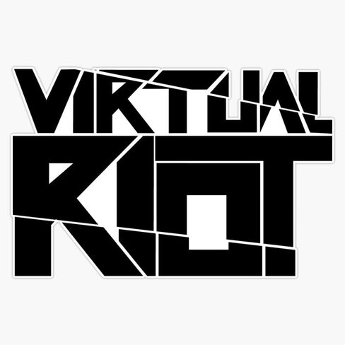 MAGNET Virtual Riot Logo Magnetic Vinyl Sticker Decal Magnet 5" in Saudi Arabia