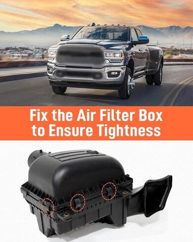 Engine Air Box Clamp Fit for Dodge Ram 3500 2500 1500 1986-2023 Replace 5277576 05277576 Air Cleaner Housing Box Clip Black Carbon Steel Material in Kuwait