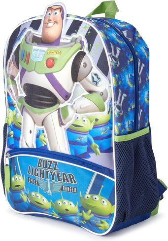 سريع للأمام سيارات Lightning McQueen Kids Backpack - 16 بوصة ثلاثية الأبعاد حقيبة الكتب في مرحلة ما قبل المدرسة الابتدائية للفتيات والمدرسة الأولاد والسيارات الأحمر in Saudi Arabia