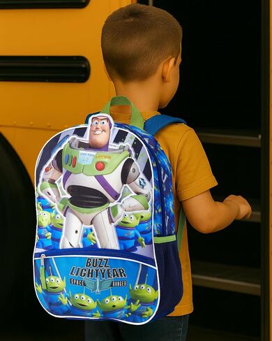 سريع للأمام سيارات Lightning McQueen Kids Backpack - 16 بوصة ثلاثية الأبعاد حقيبة الكتب في مرحلة ما قبل المدرسة الابتدائية للفتيات والمدرسة الأولاد والسيارات الأحمر in Saudi Arabia